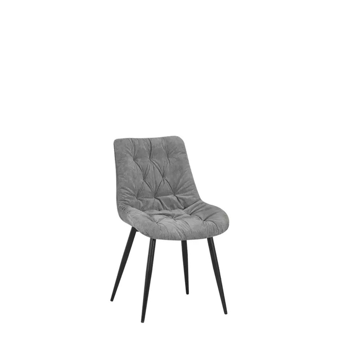 Krzesło tapicerowane szare OLIMP