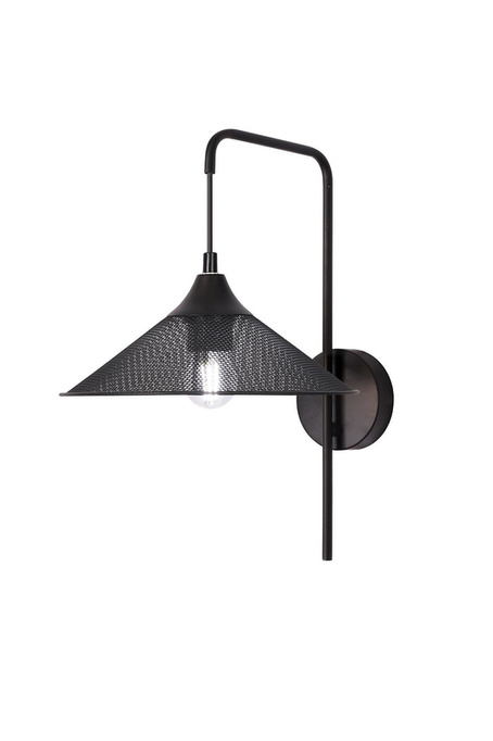 Kinkiet metalowy czarny E27 Kiruna Ledea