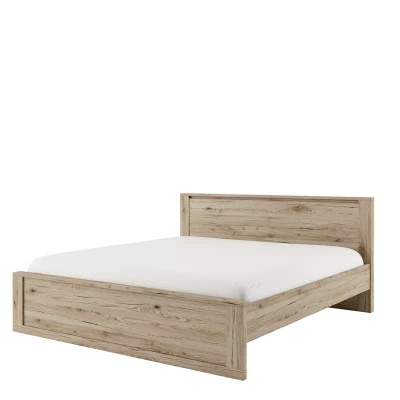 Dwuosobowe łóżko ze stelażem do sypialni 160x200 cm IDEA