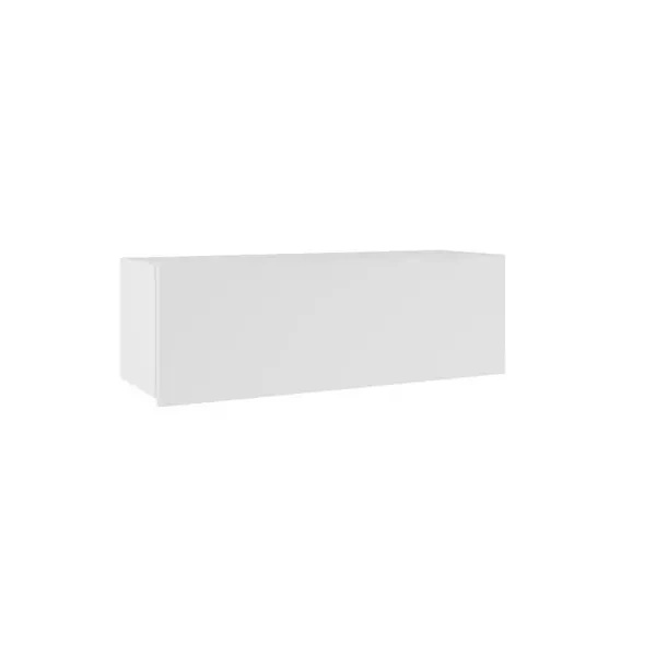 Półka wisząca pozioma 105 cm biały połysk MODERN 