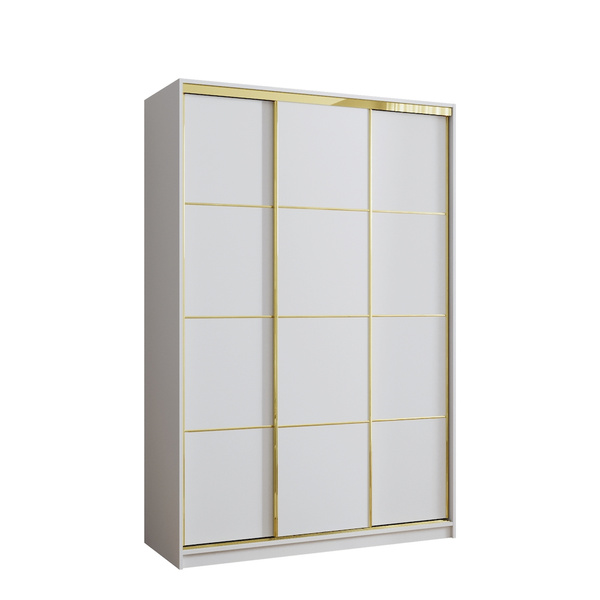 Szafa przesuwna do przedpokoju 150 cm GOLD NEW