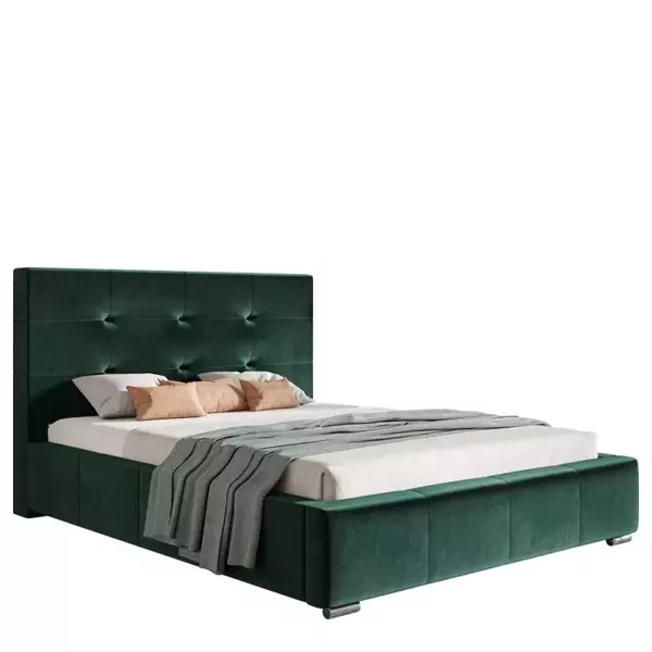 Łóżko 180x200 cm z wysokim oparciem PRANS