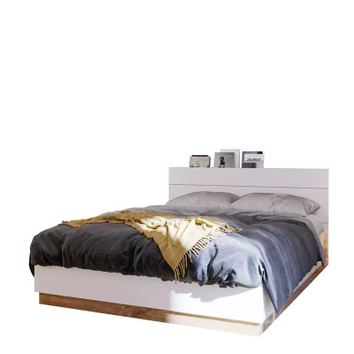 Łóżko ze stelażem do sypialni 160x200 cm DENTRO
