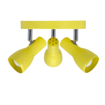 Lampa sufitowa plafon musztardowy regulowany 3xE14 Picardo 