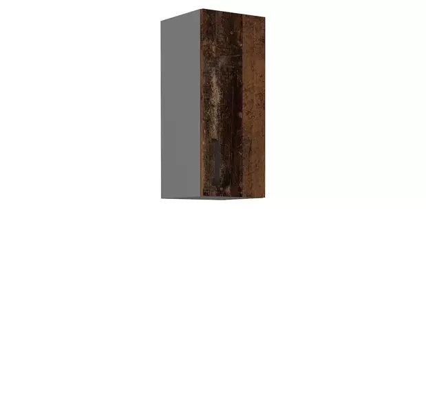 Wąska górna szafka wisząca 30 cm LESTY old style wood