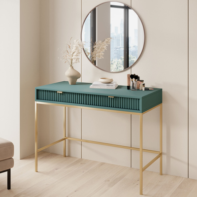 Toaletka z szufladami w stylu glamour AVANTI 104 cm