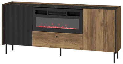  Dwudrzwiowa komoda z kominkiem 180 cm PINNACLE