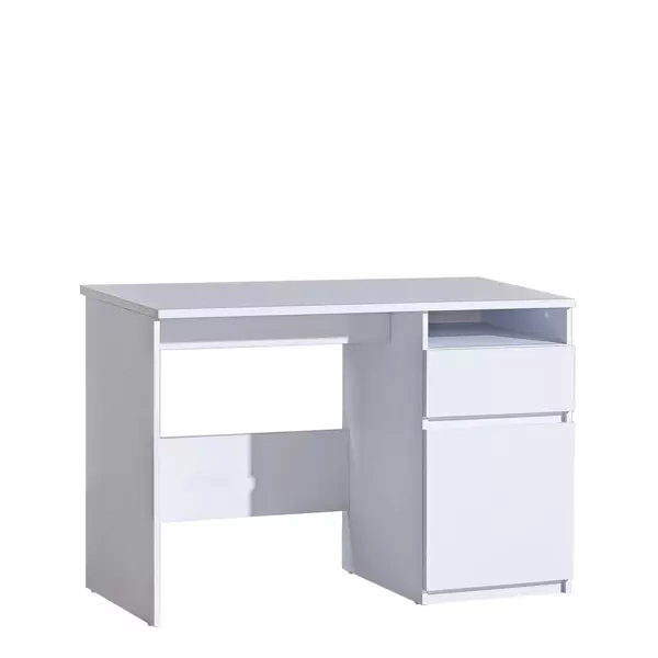 Białe nowoczesne biurko młodzieżowe 120 cm ANETT