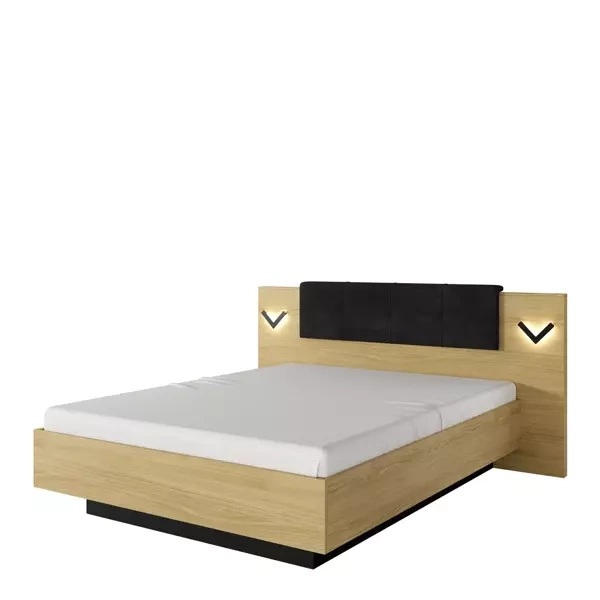 Dwuosobowe łóżko z pojemnikiem do sypialni VICENZA