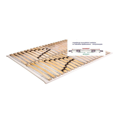 Stelaż drewniany do łóżka dwuosobowego 140x200 z regulacją DUO FIX
