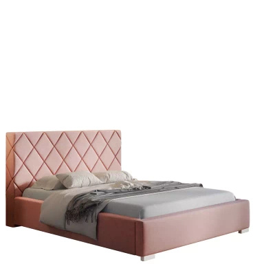 Łóżko tapicerowane do sypialni 120x200 cm STRALO