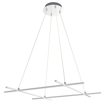 Wisząca lampa srebrna regulowana LED 40W 4000K Andros Apeti 