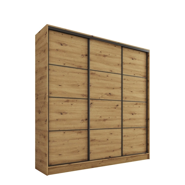 Szafa przesuwna dąb artisan 180 cm LOFT