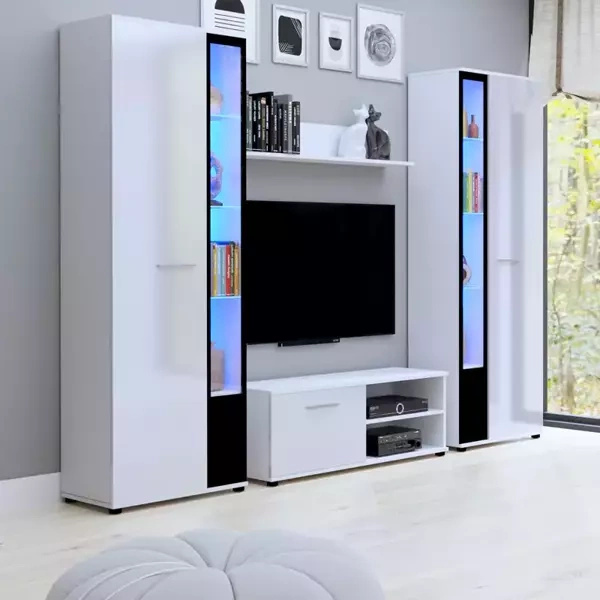Meblościanka biały połysk Cube XL 
