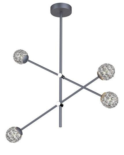 LAMPA SUFITOWA WISZĄCA APETI PAKSOS G9 LED SZARY